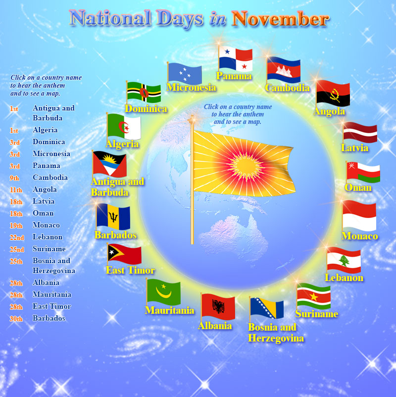November National Days november 4 weather 2023